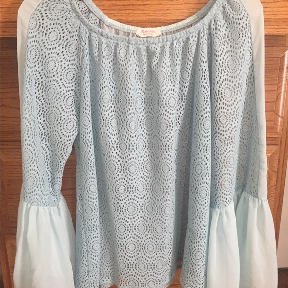 Mint Green Sheer Top - Picture 3 of 5